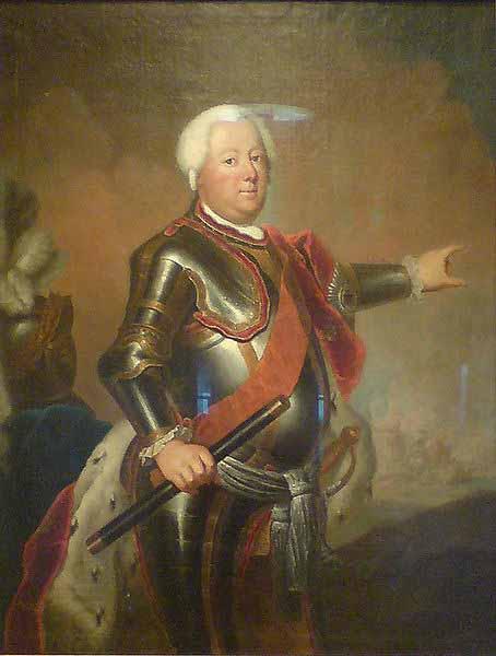 antoine pesne Portrait of Frederick William I of Prussia China oil painting art